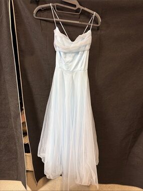 Hello Molly Pale Blue Tulle Gown
